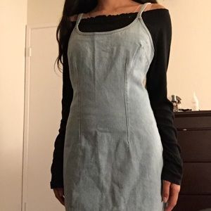NWT Forever 21 Short Light Denim Dress